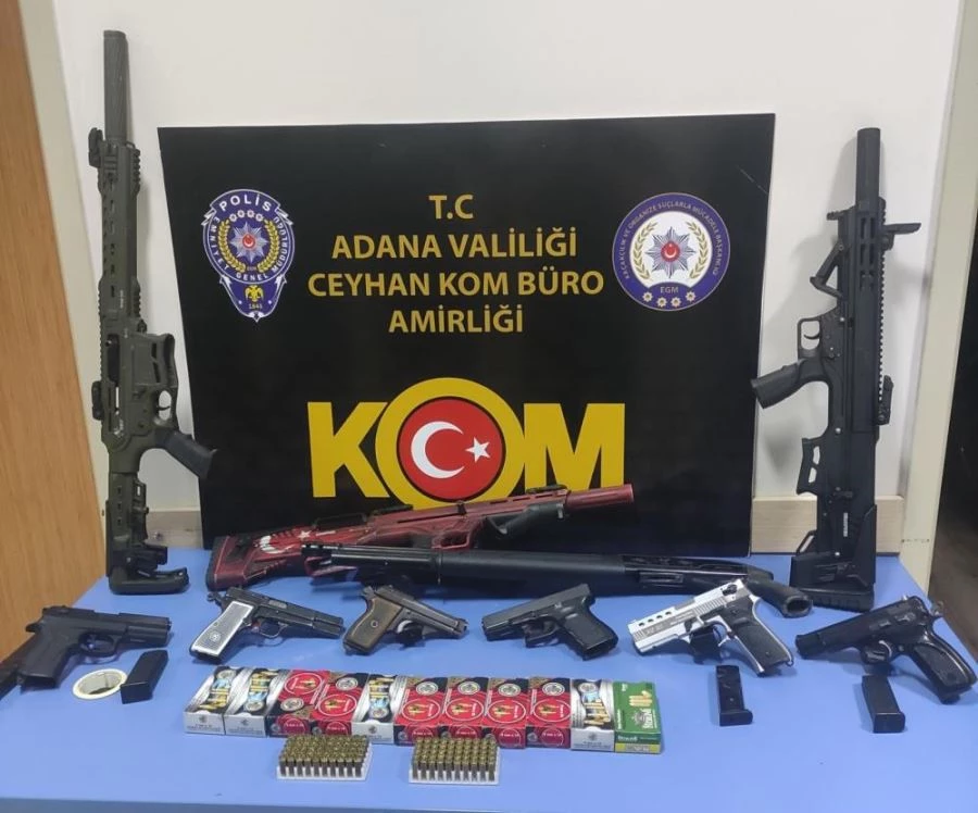 Adana’daki çete operasyonunda 8 tutuklama