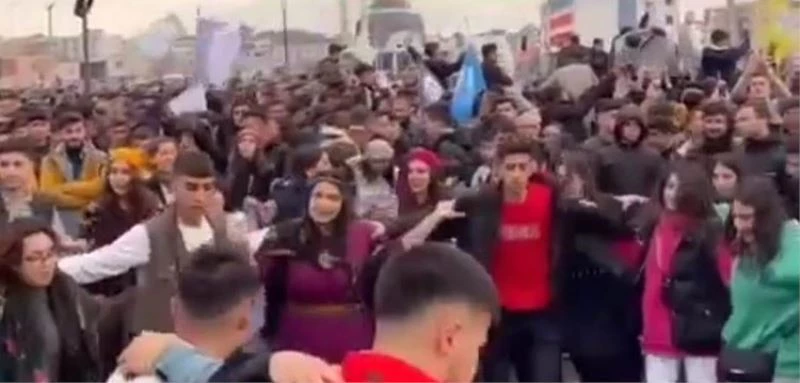 Yaşanan felaketlere rağmen HDP’nin Batman’da halaylı müzikli Nevruz kutlaması tepkilere neden oldu
