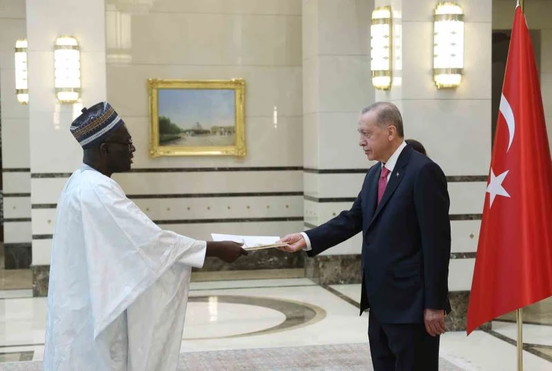 Cumhurbaşkanı Erdoğan, Gambiya Büyükelçisi Conteh’i kabul etti
