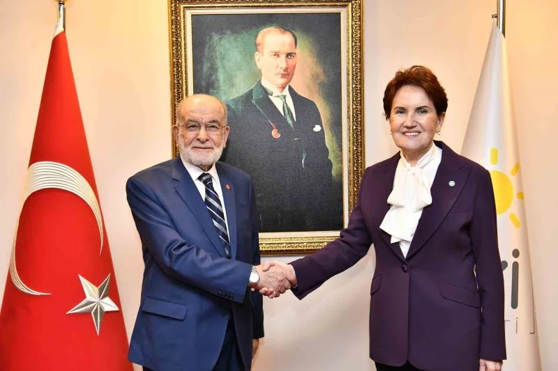 SP Genel Başkanı Karamollaoğlu’ndan Akşener’e ziyaret
