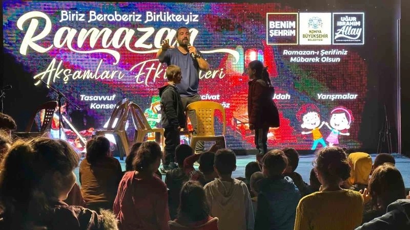 Konya Büyükşehir’in Hatay’daki Ramazan etkinlikleri depremzedelere moral oluyor
