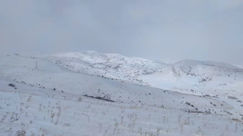 Aşkale güne kar ile uyandı
