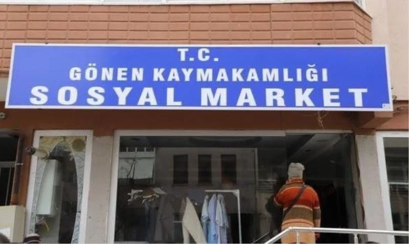 Gönen’de sosyal market açıldı

