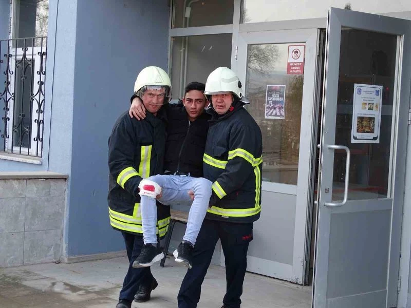 Hisarcık ÇPL’de deprem, yangın ve personel tahliye tatbikatı

