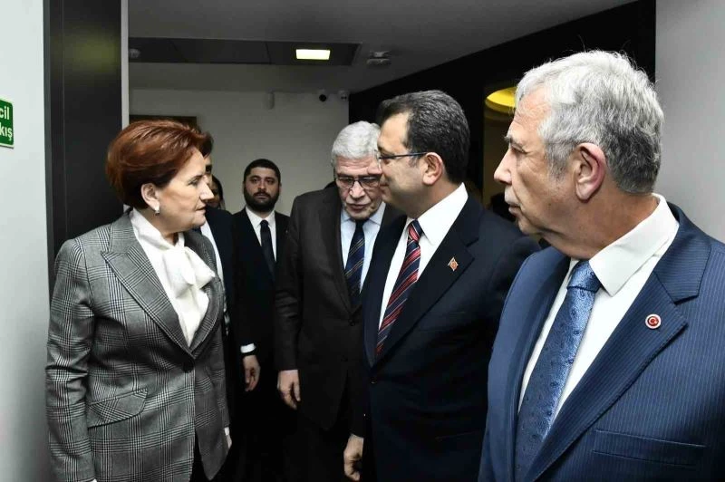 İBB Başkanı İmamoğlu ve ABB Başkanı Yavaş, İYİ Parti Genel Başkanı Akşener’i ziyaret etti
