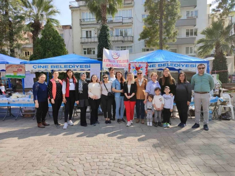 Çine’de depremzede öğrenciler için hayır panayırı düzenlendi
