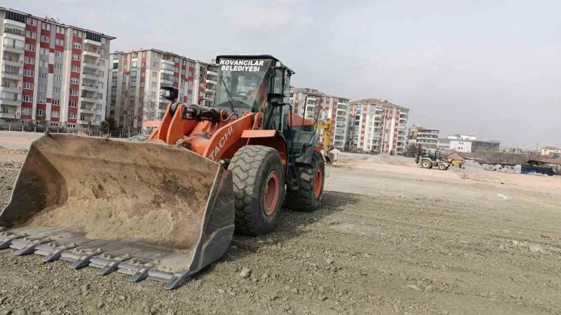 Kovancılar’dan Malatya’da konteyner kent kurulumuna destek
