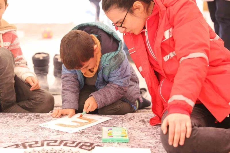 Kızılay’dan afetzedelere yönelik psikososyal destek
