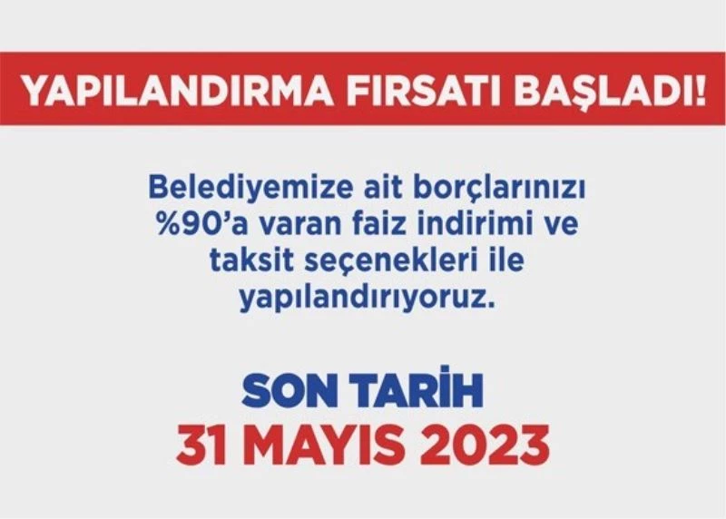 Zeytinburnu Belediyesi’nde vergi borçları için yapılandırma fırsatı başladı
