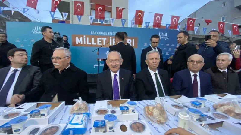 CHP lideri Kılıçdaroğlu Çanakkale’de iftara katıldı
