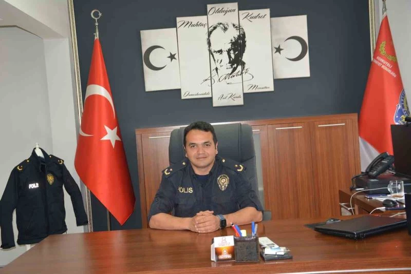Korkuteli İlçe Emniyet Müdürü Osman Cihan Torun, görevine başladı
