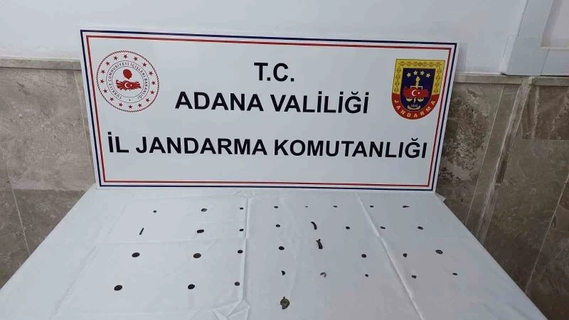 Adana’da 33 parça tarihi eser ele geçirildi
