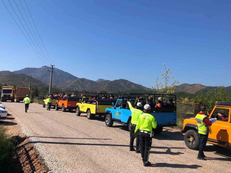 Marmaris’te cip safariler  denetlendi
