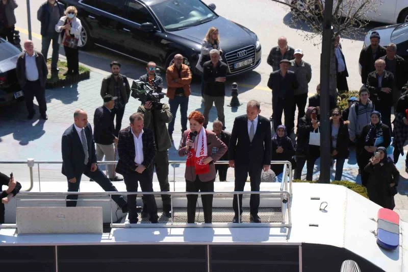 Meral Akşener Bolu’da başbakanlık için oy istedi
