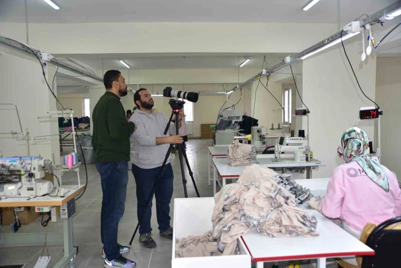 Ahlat’ta üretilen tekstil ürünleri yurt dışı pazarına açılıyor
