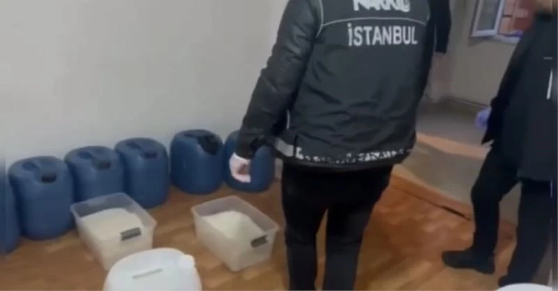 İstanbul’da 506 kilogram metamfetamin ele geçirildi
