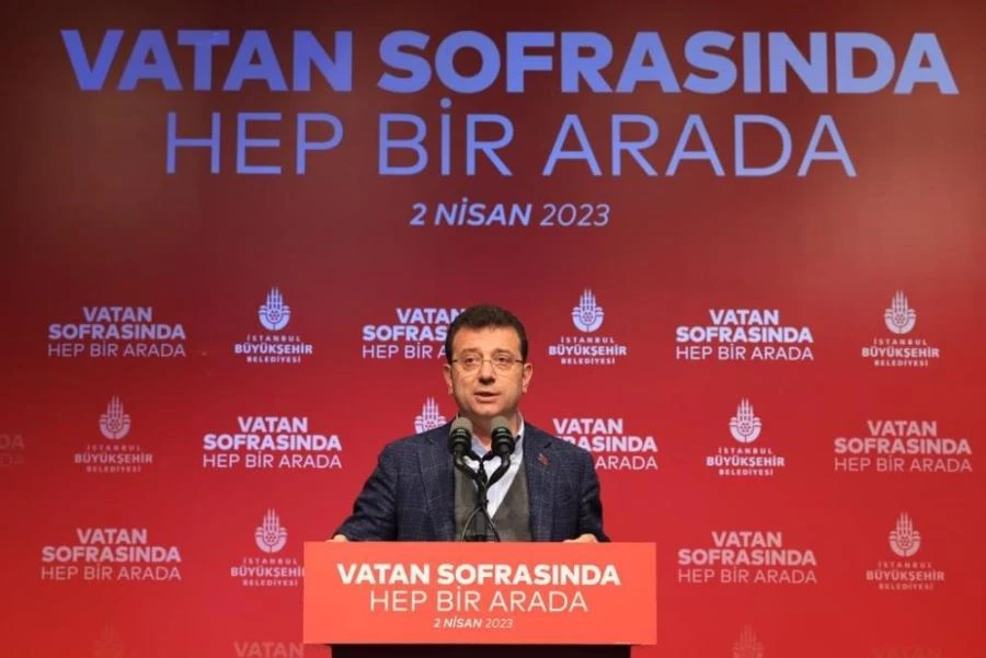 Ekrem İmamoğlu, şehit yakınları ve gazilerle iftarda bir araya geldi