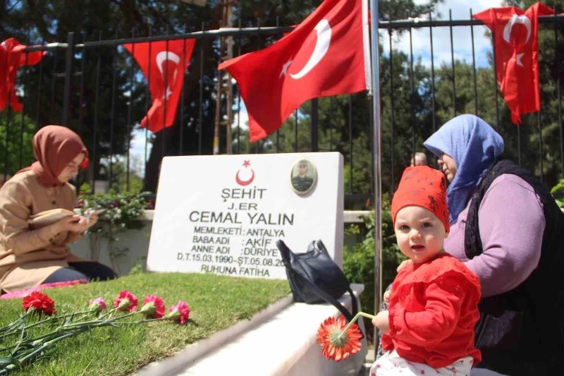 Antalya’da mezarlıklarda ziyaretçi yoğunluğu yaşandı
