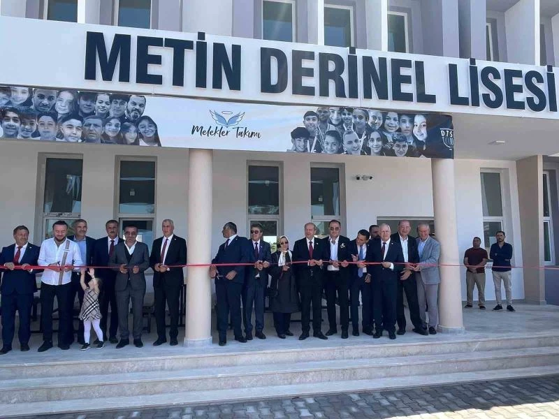 KKTC’de Yonpaş Metin Derinel Lisesi törenle açıldı
