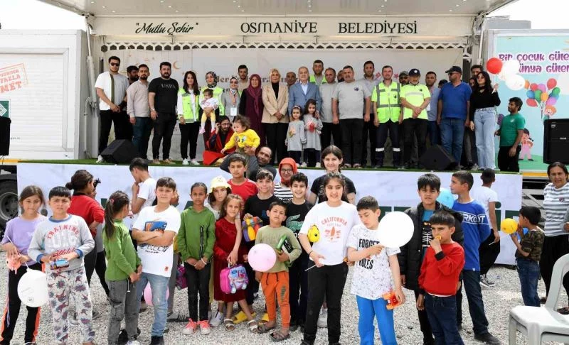 Osmaniye’de bayramda, depremzede çocuklara özel etkinlik