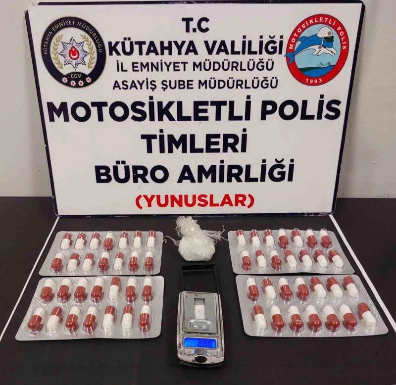 Kütahya’da Yunus Timleri uyuşturucu ele geçirdi
