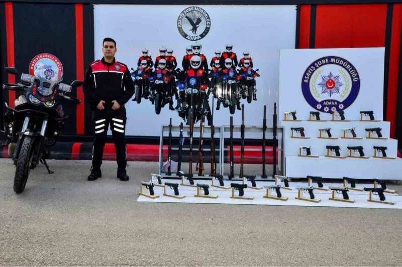 Adana’da şok uygulamalar: 104 adet silah ele geçirildi
