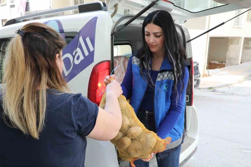 Mudanya Belediyesi’nden vatandaşın sofrasına 30 ton patates
