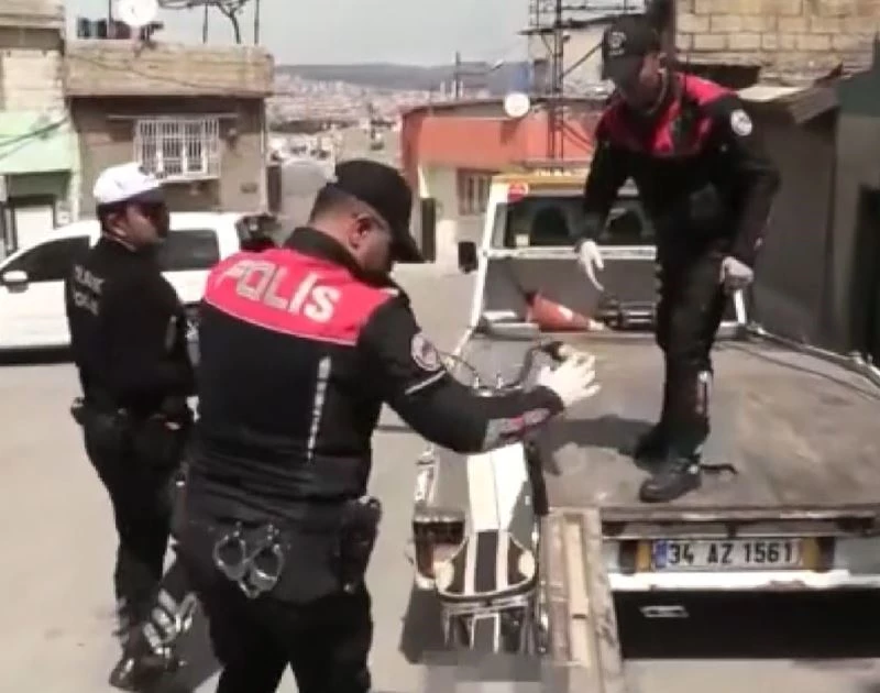 Gaziantep’te 4 çalıntı motosiklet ele geçirildi
