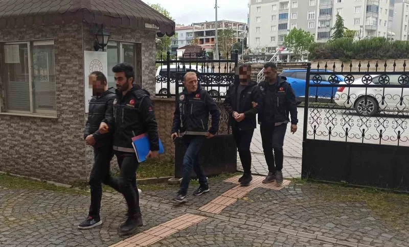 Samsun’da uyuşturucudan adliyeye sevk edilen 3 kişi tutuklandı
