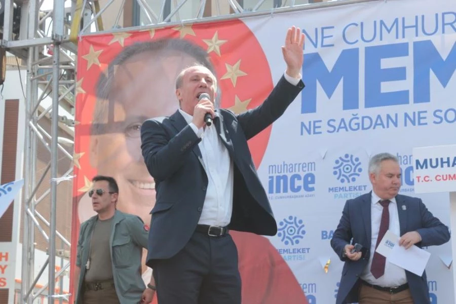 Muharrem İnce: “Kılıçdaroğlu Erdoğan’ın eskilerinden medet umuyor”