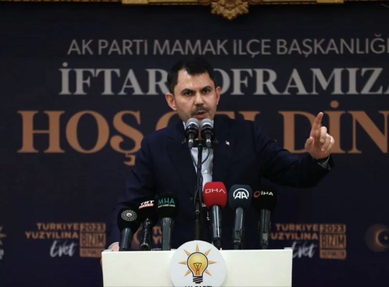 Bakan Kurum: “Milletimiz Cumhurbaşkanımız Recep Tayyip Erdoğan’a rekor bir oyla destek verecek”
