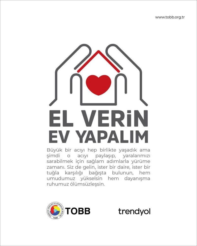 Trendyol’dan afet bölgesi kalıcı konut seferberliğine destek
