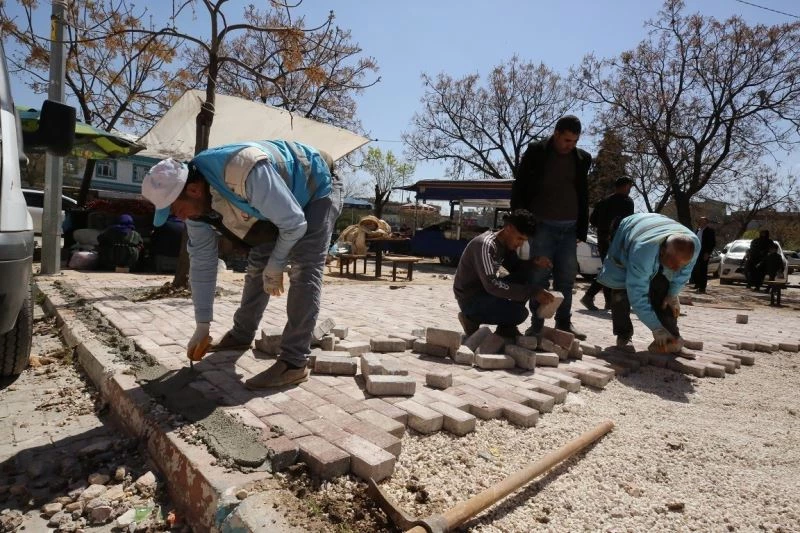 Eyyübiye parkları bahara hazırlanıyor
