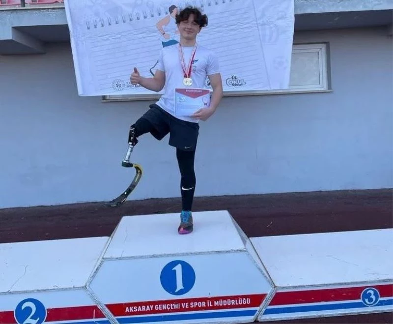 Bedensel Engelliler Atletizm finalleri 100 ve 200 metre Türkiye birincisi Kütahya’dan
