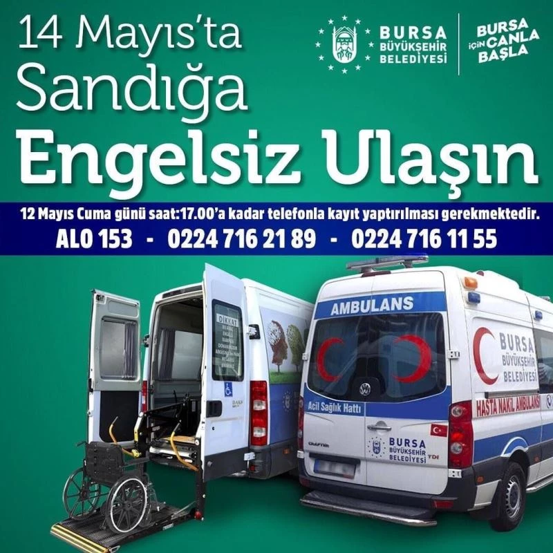 Bursa’da oy kullanmaya engel yok
