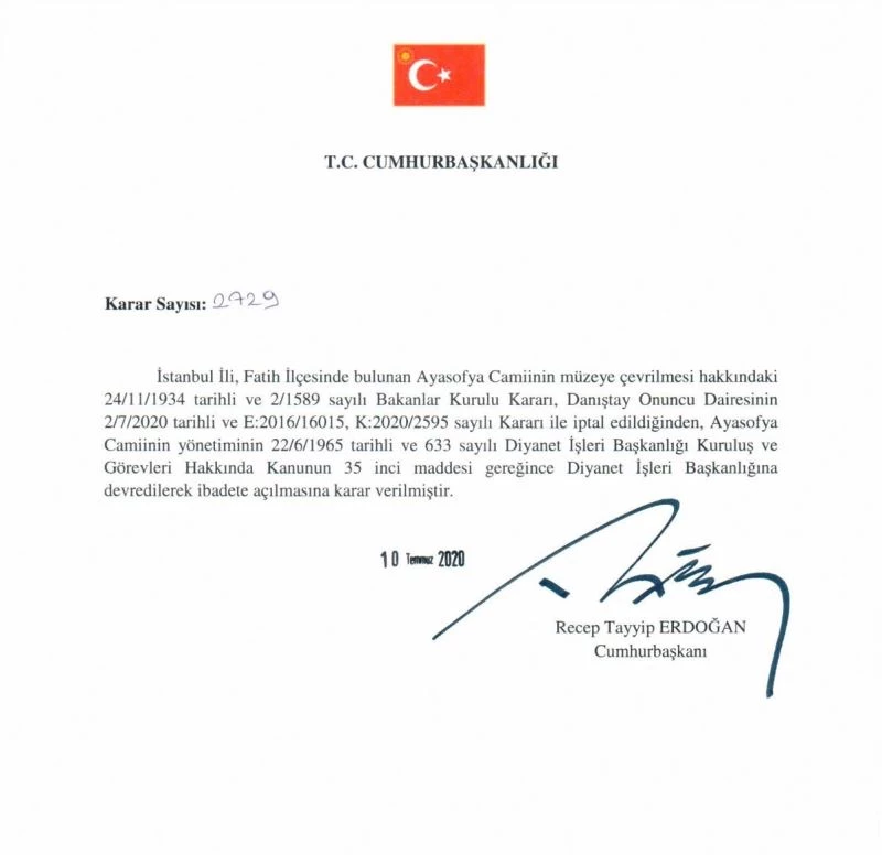 Cumhurbaşkanı Erdoğan seçim programını Ayasofya’da akşam namazı ile sonlandıracak
