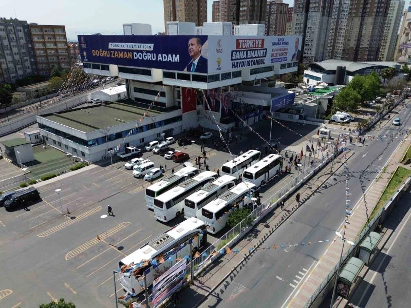 AK Parti İstanbul’dan Anadolu’ya 1000 otobüs
