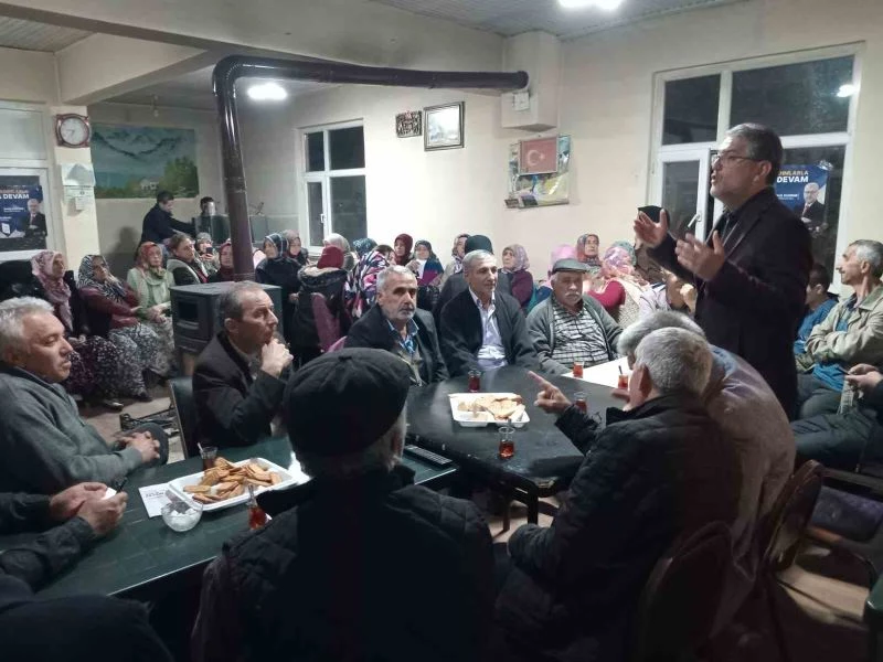 Başkan Suer köy ziyaretlerine devam ediyor
