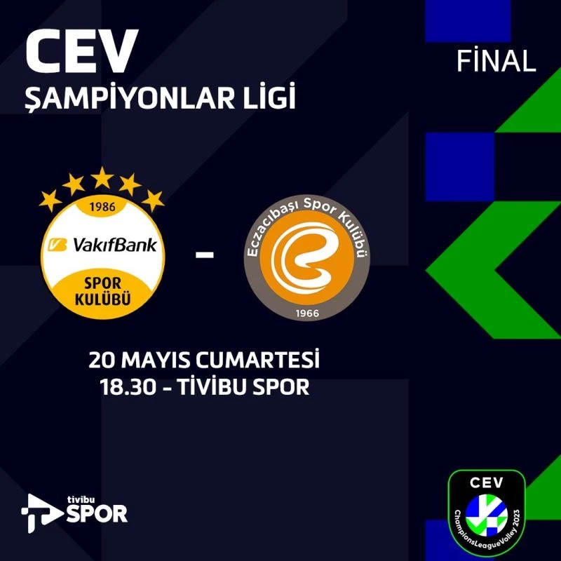 CEV Şampiyonlar Ligi’nde Türk finali Tivibu’da
