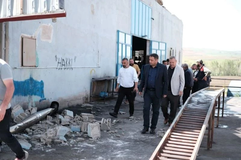 Başkan Ekinci, iş yerleri zarar gören esnafı ziyaret etti
