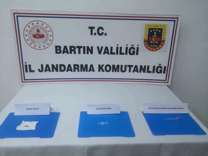 Bartın’da Jandarma ekiplerinden uyuşturucu operasyonu
