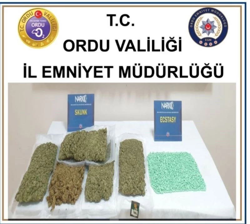 Ordu’da uyuşturucu operasyonu: 2 tutuklu
