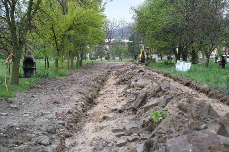 Yoncalı Mesire Alanı’nda çevre düzenlemesi
