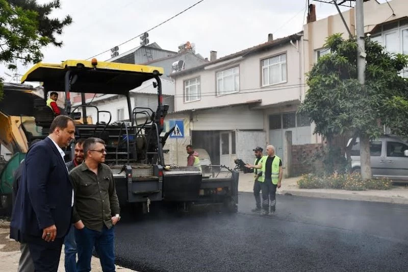 İznik’te yollar yenileniyor
