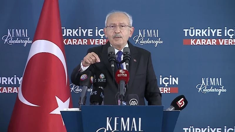 Cumhurbaşkanı adayı Kılıçdaroğlu: 