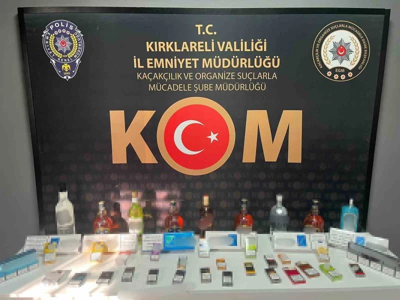 Kırklareli’nde kaçakçılık operasyonu
