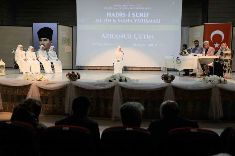 Erzincan’da Hadis-i Şerif Yarışması düzenlendi
