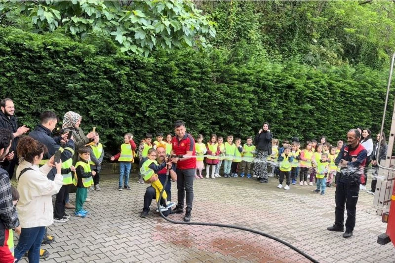 Giresun’da öğrencilere itfaiye tanıtıldı
