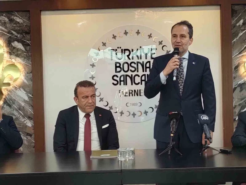 Fatih Erbakan, Bayrampaşa’da Bosna Sancak Derneği’ni ziyaret etti
