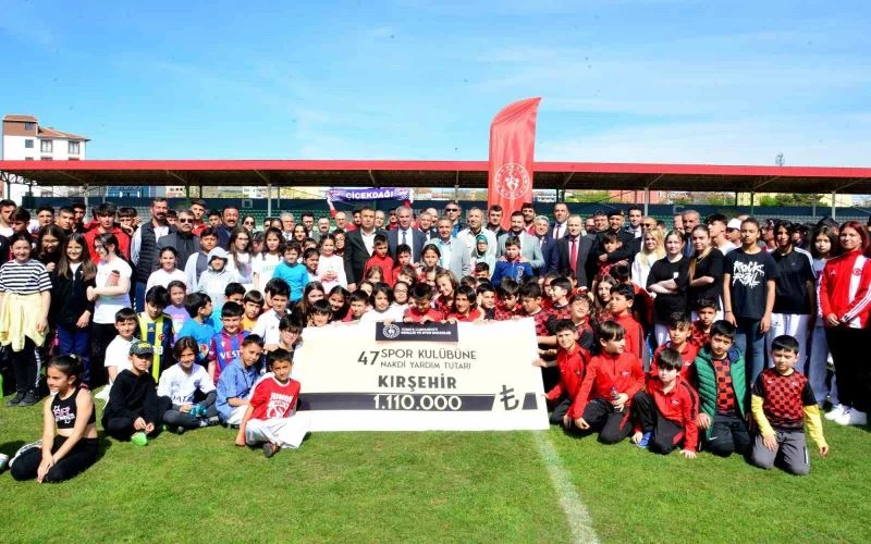 Kırşehir’de, amatör spor kulüplerine destek
